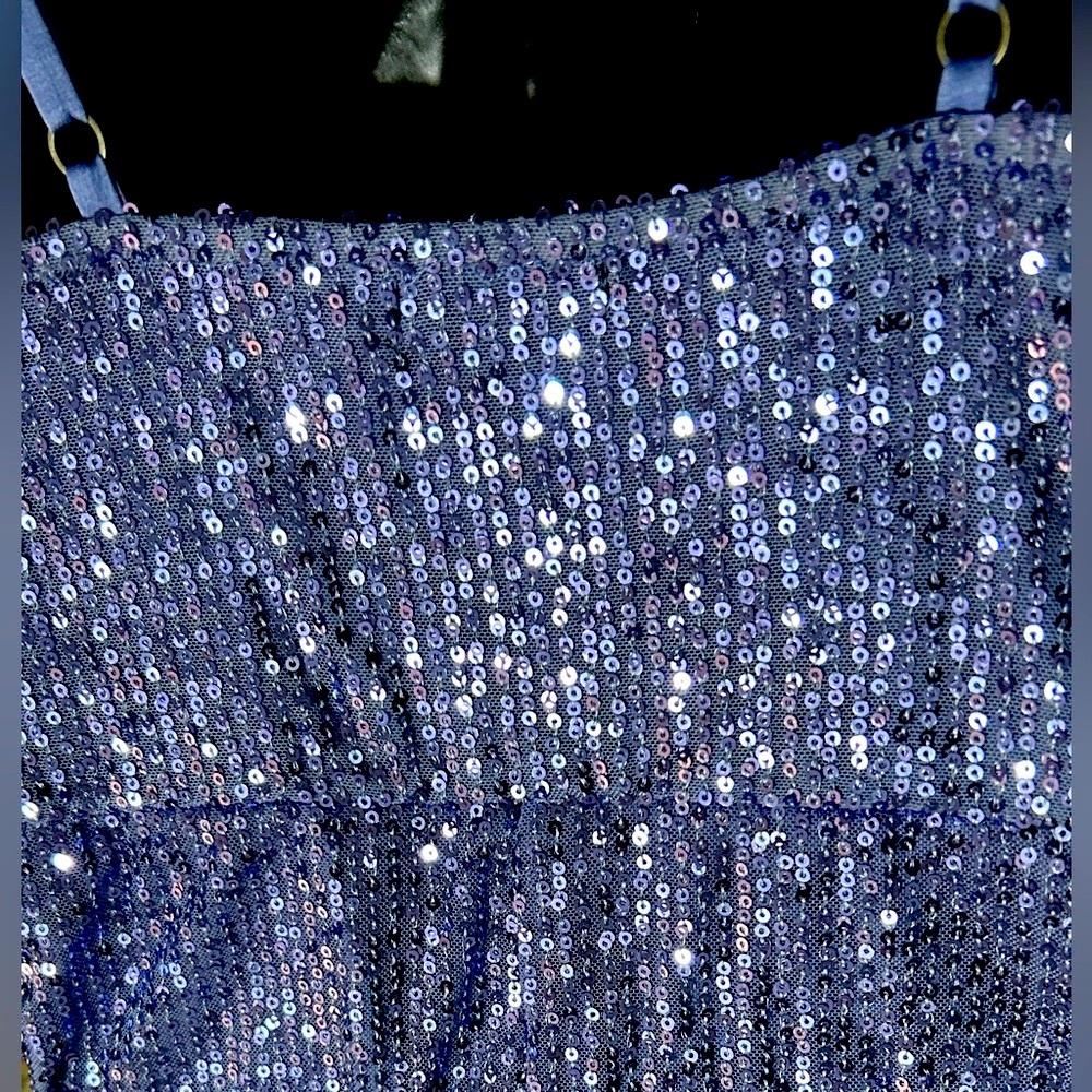 Wild Fable Strapless Purple Sequin Dress - Picture 6 of 8